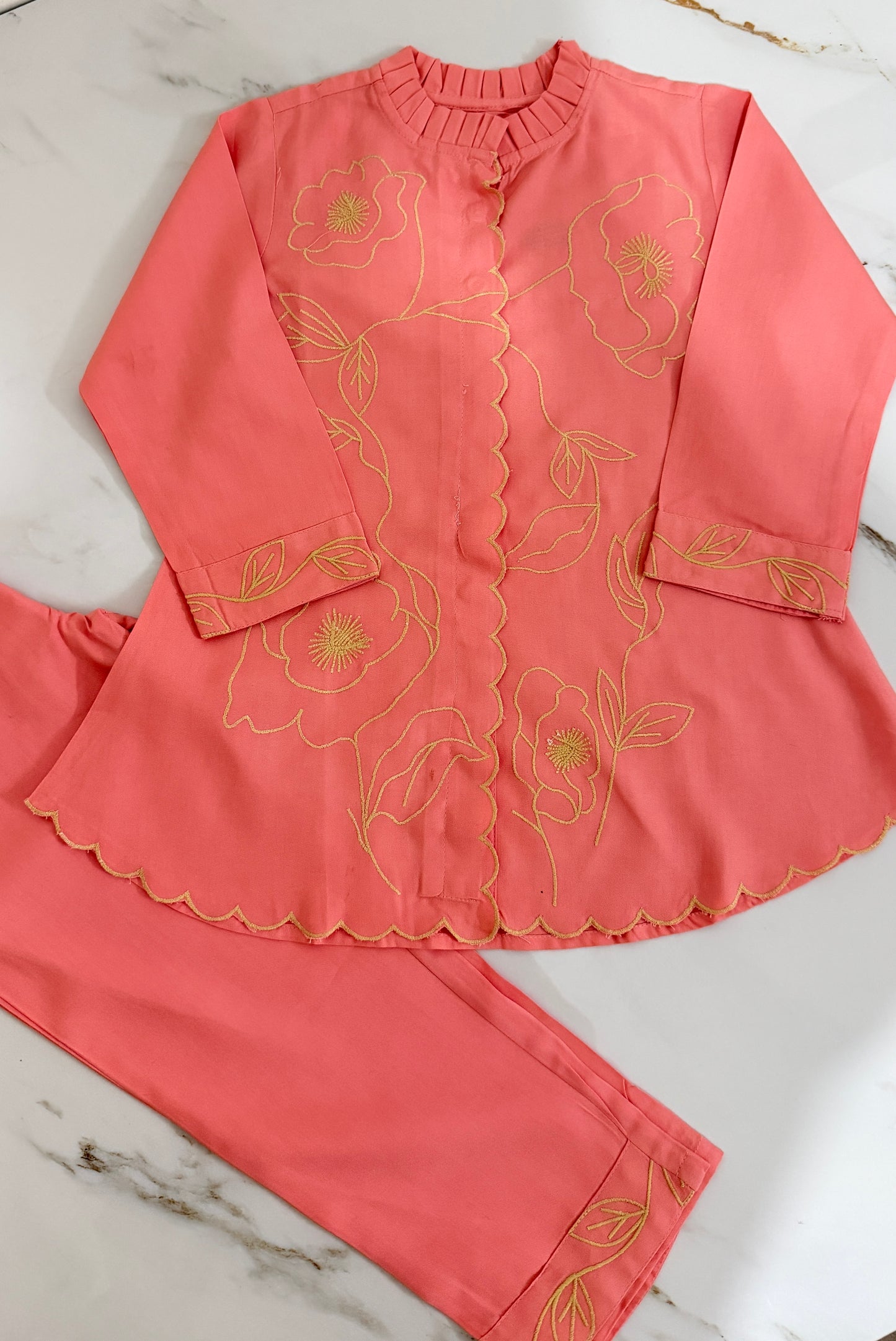 Aurelia Embroidered Girls Co-Ord