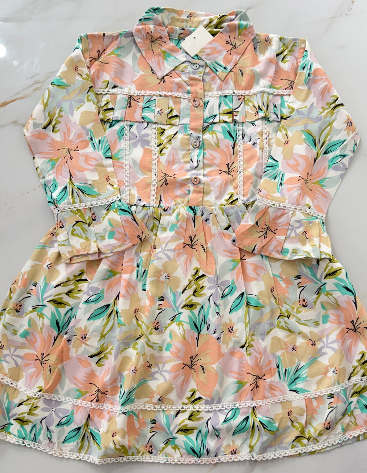 Floral Ruffle Frock