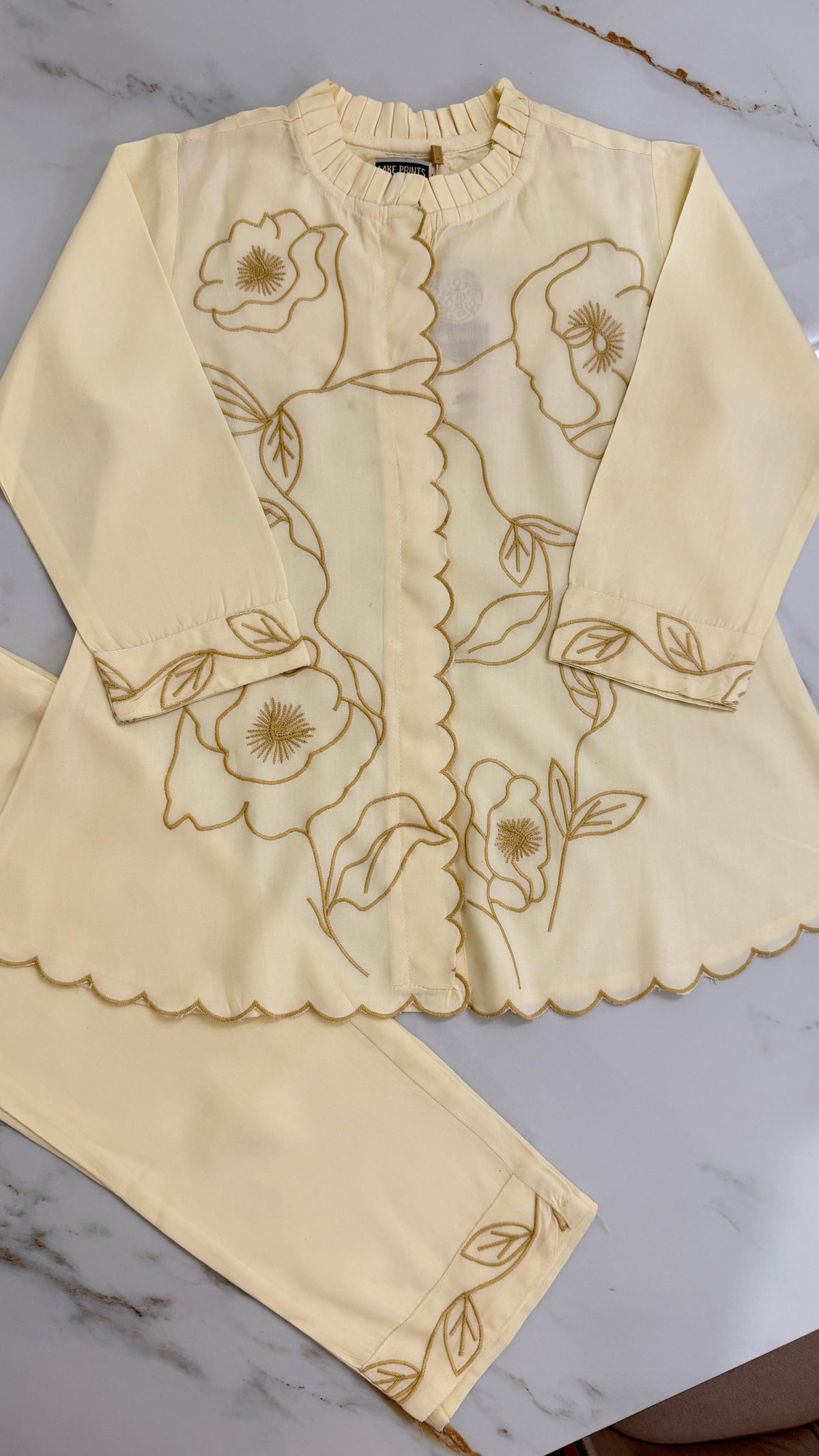 Aurelia Embroidered Girls Co-Ord