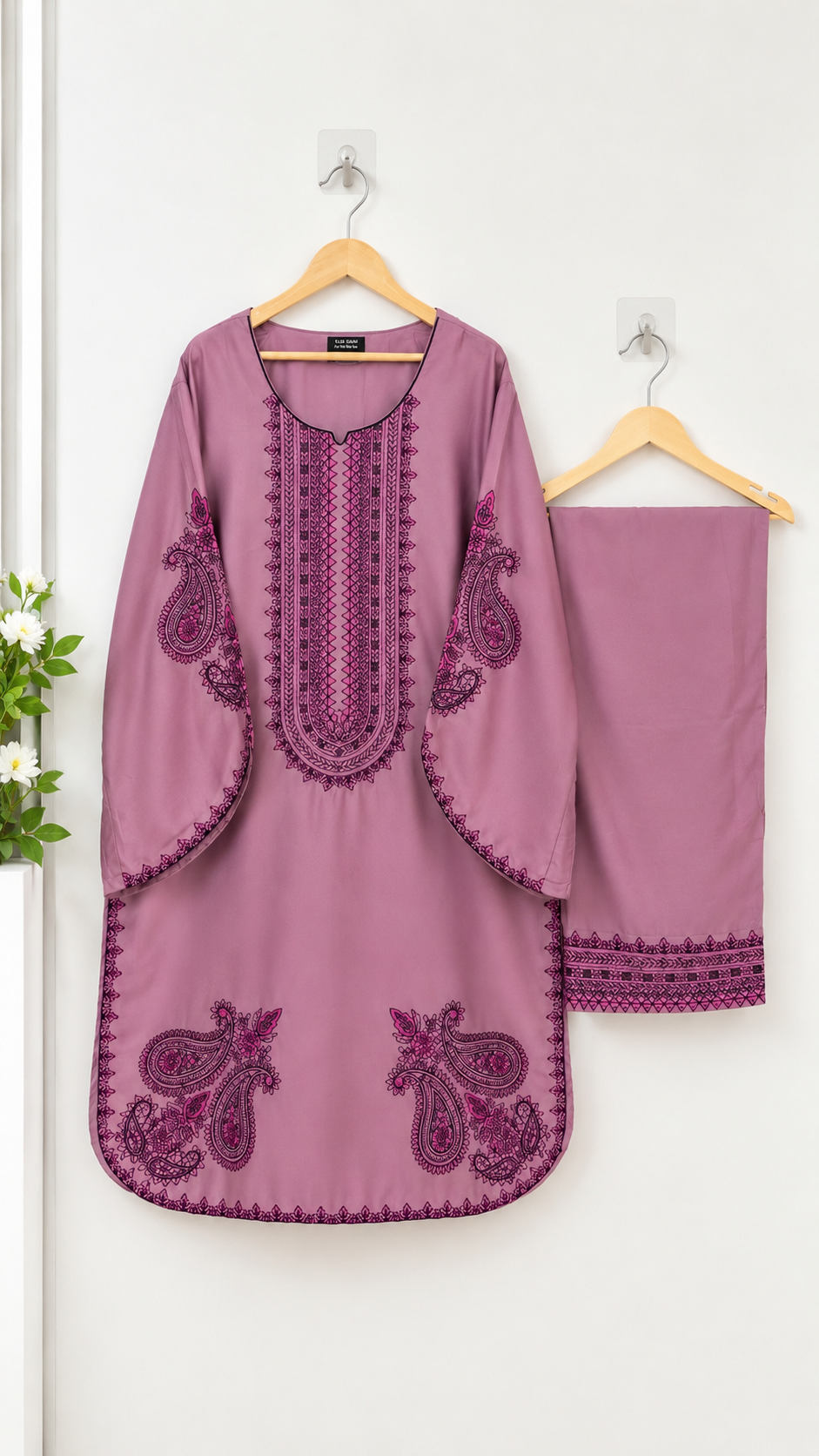 Pakistani Style Embroidered Suit