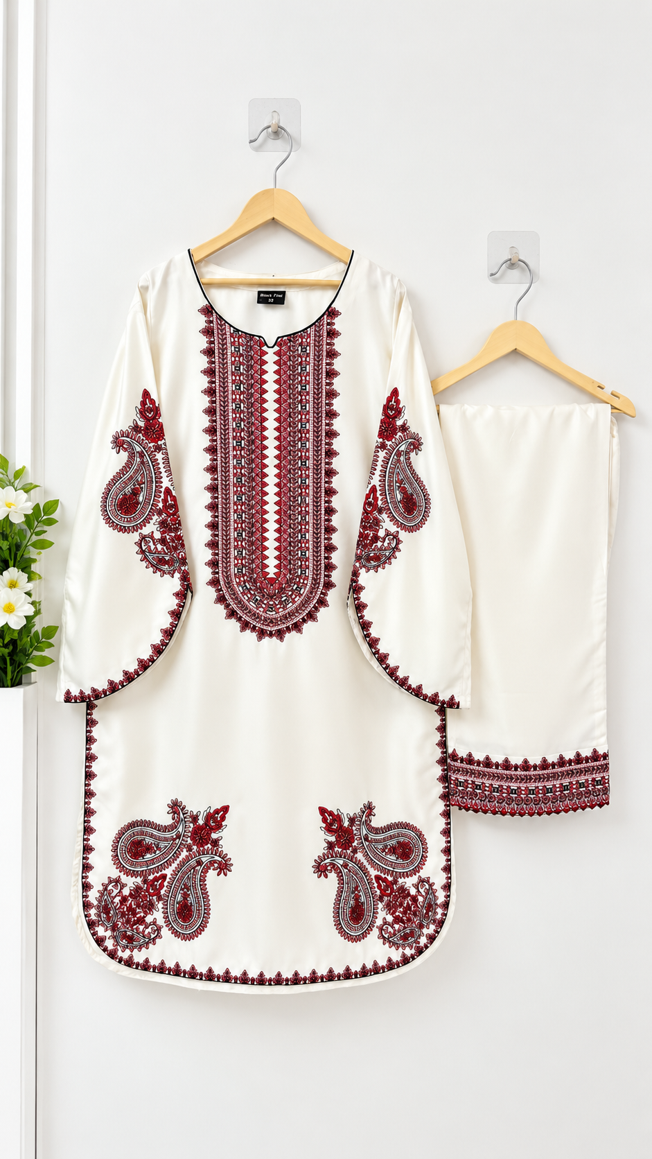 Pakistani Style Embroidered Suit