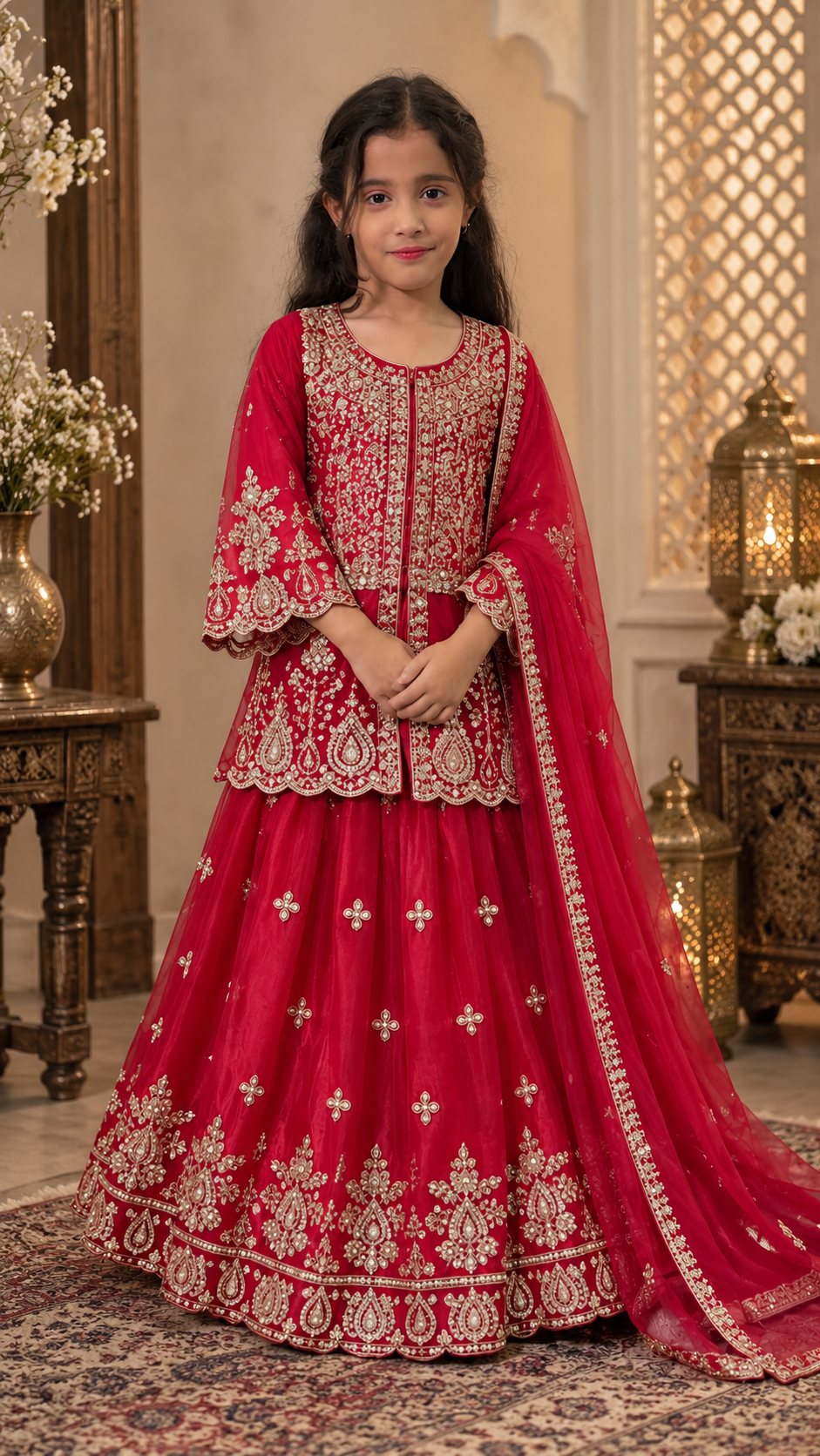 Royal Red Lehenga Set
