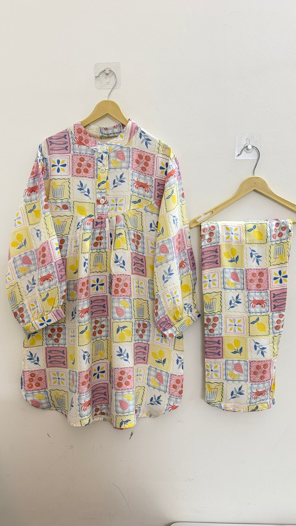 Girls Printed Kurta Pant Set