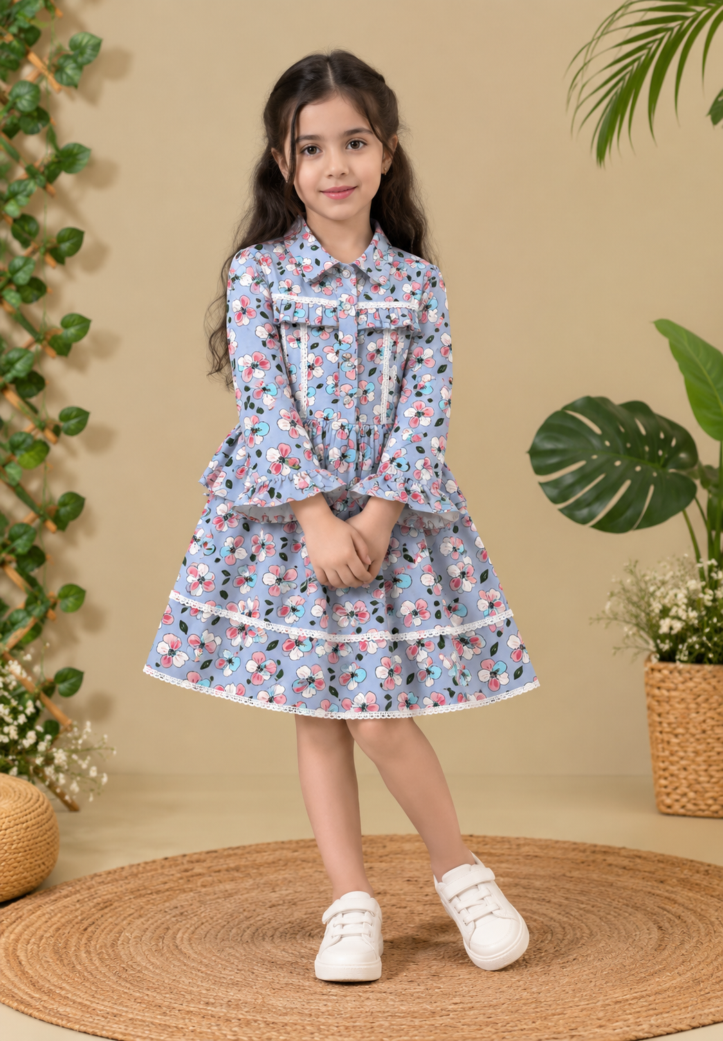 Floral Ruffle Frock