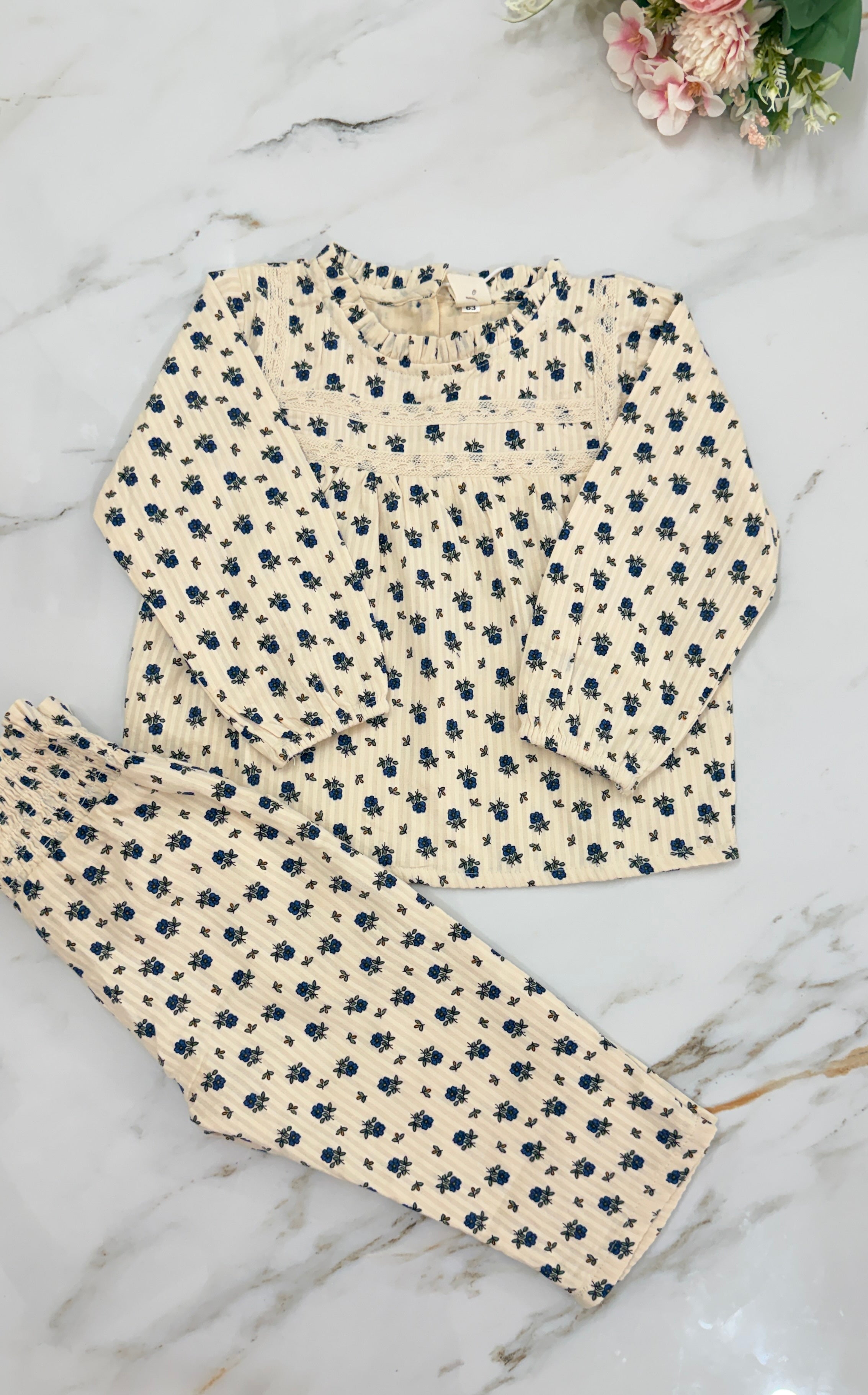 Floral Printed Cotton Co-ord set