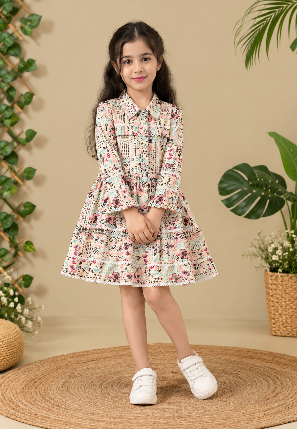 Floral Ruffle Frock