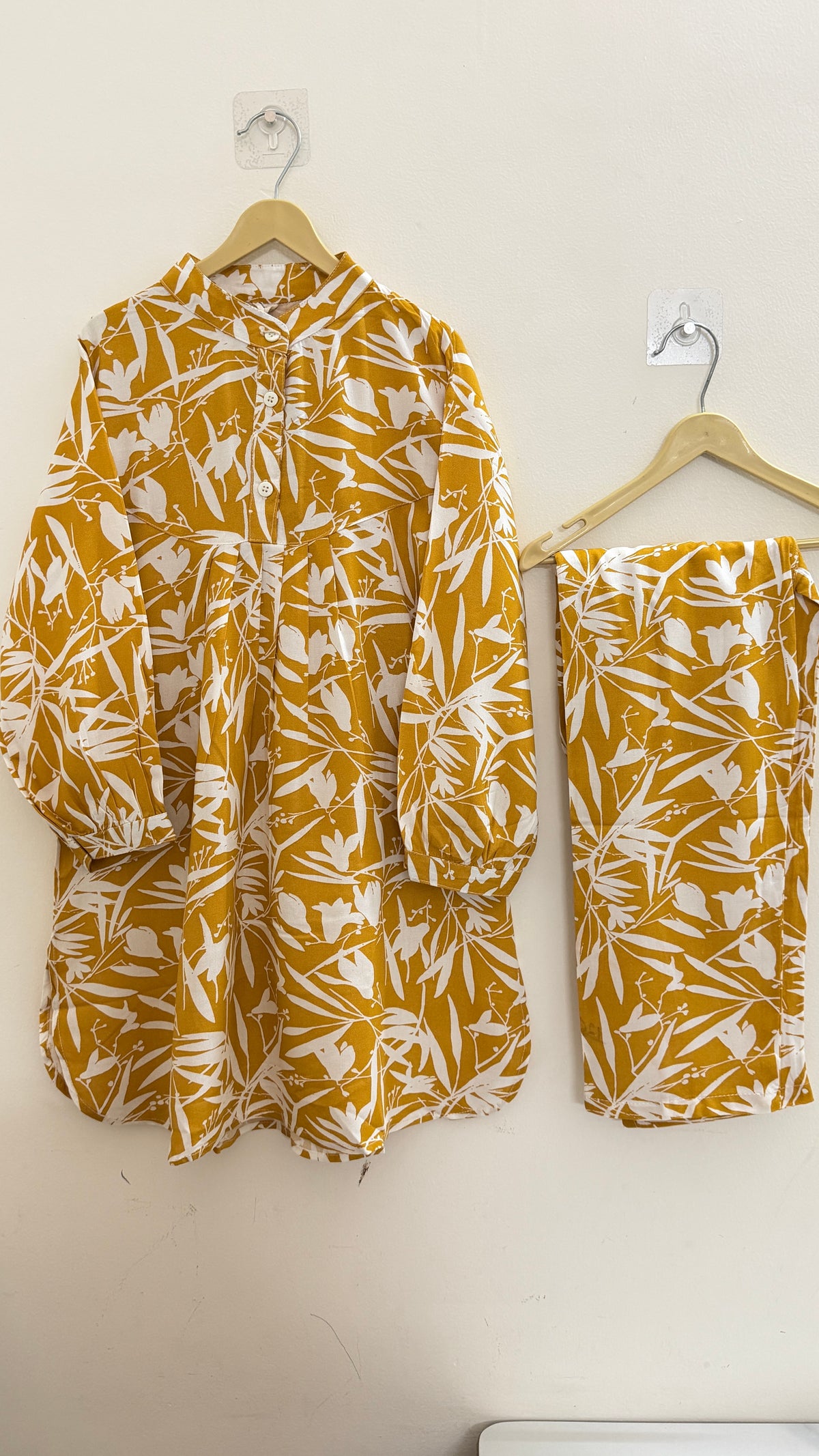 Girls Printed Kurta Pant Set