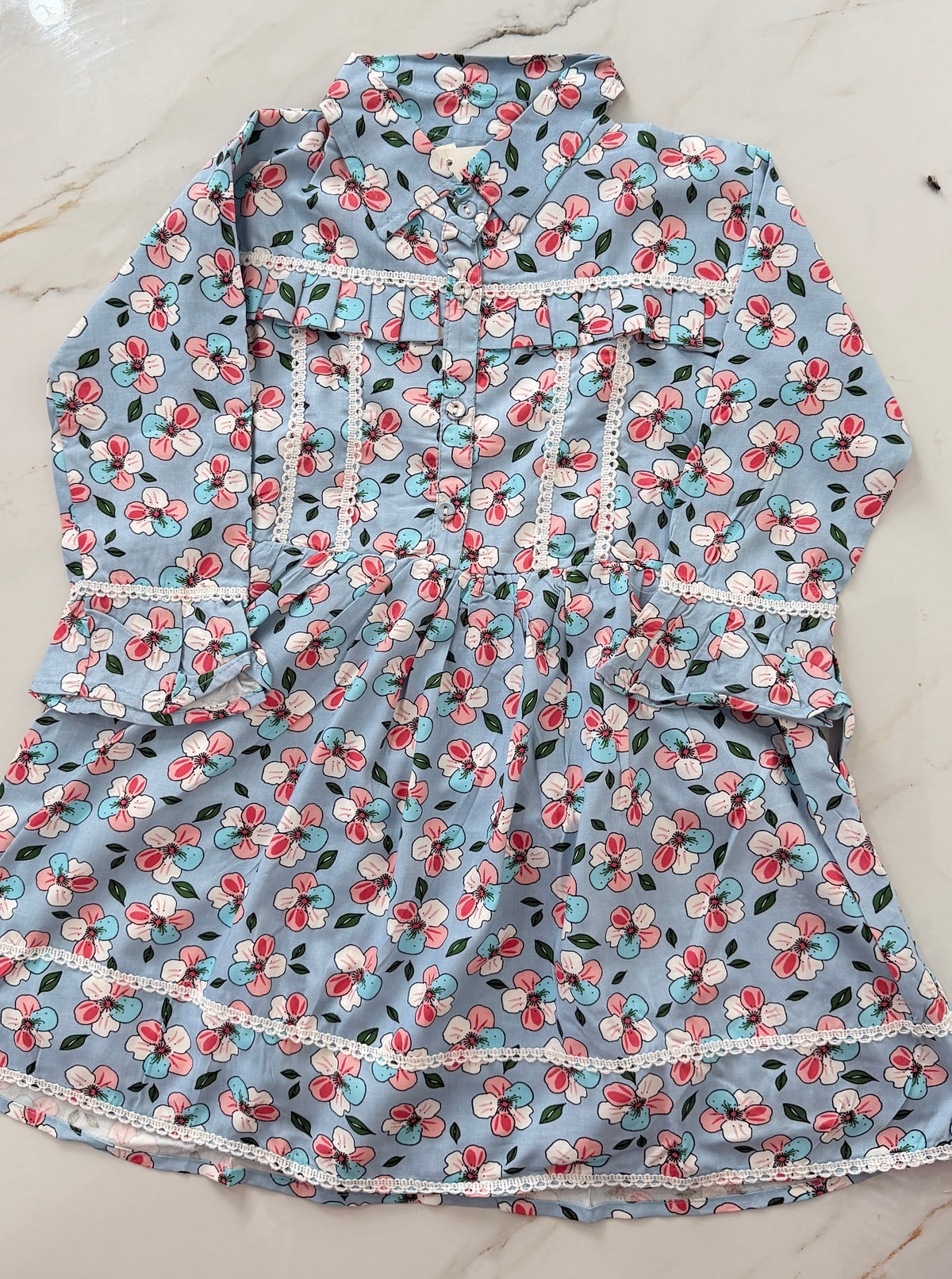 Floral Ruffle Frock