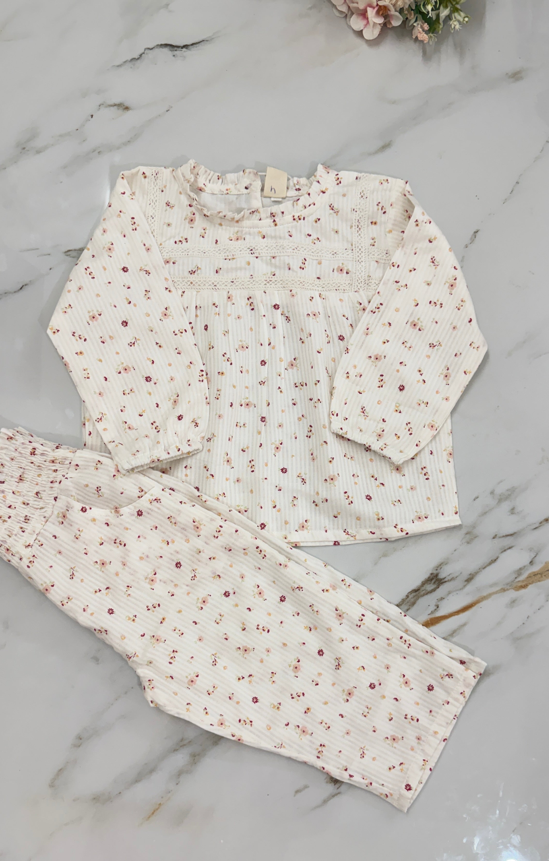 Floral Printed Cotton Co-ord set