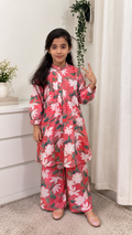 Girls Printed Kurta Pant Set