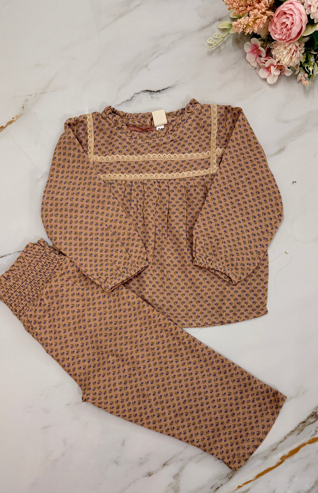 Floral Printed Cotton Co-ord set