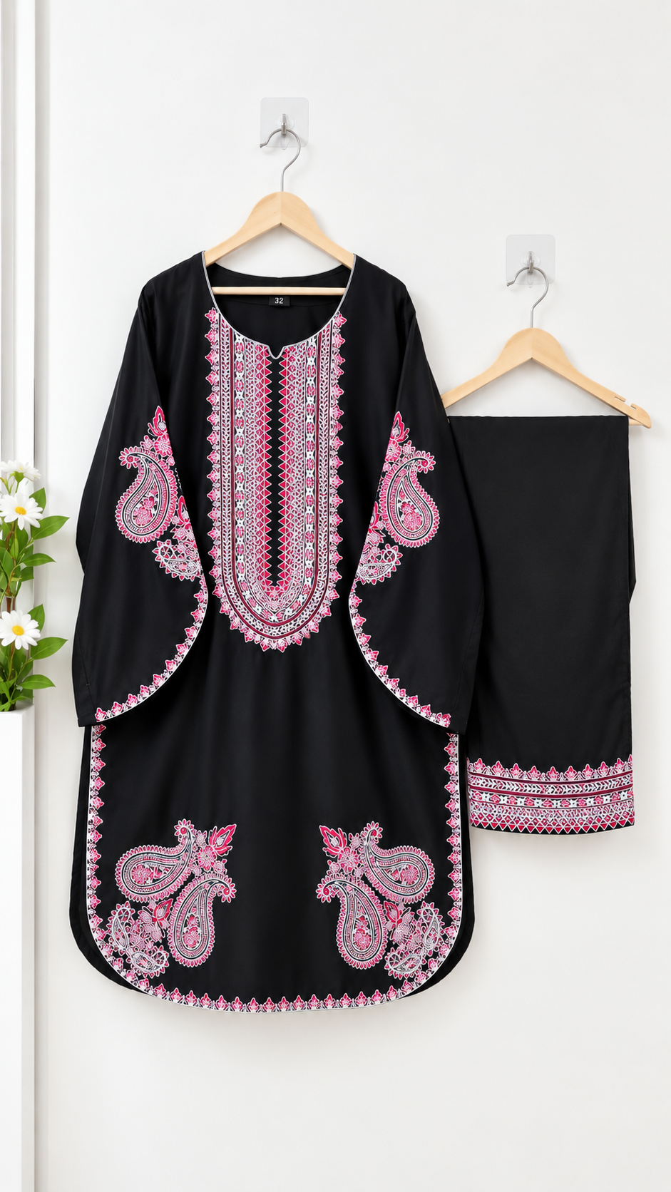 Pakistani Style Embroidered Suit