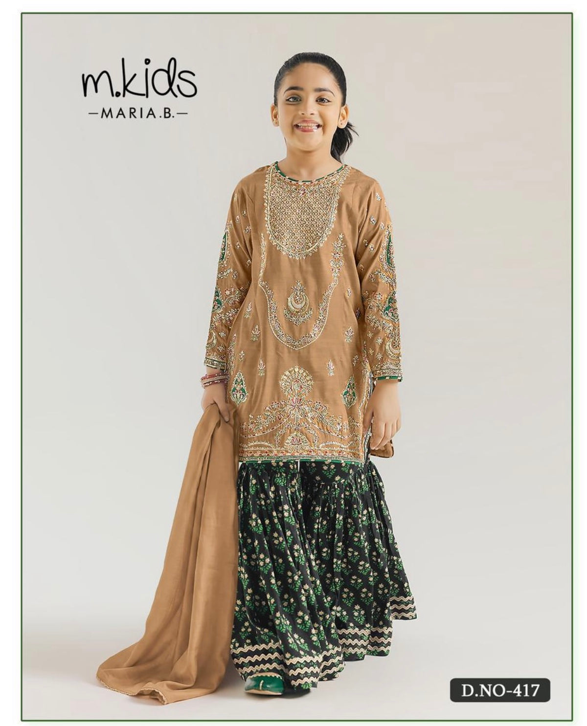 417 Maria.B Premium Pakistani 3-Piece Set