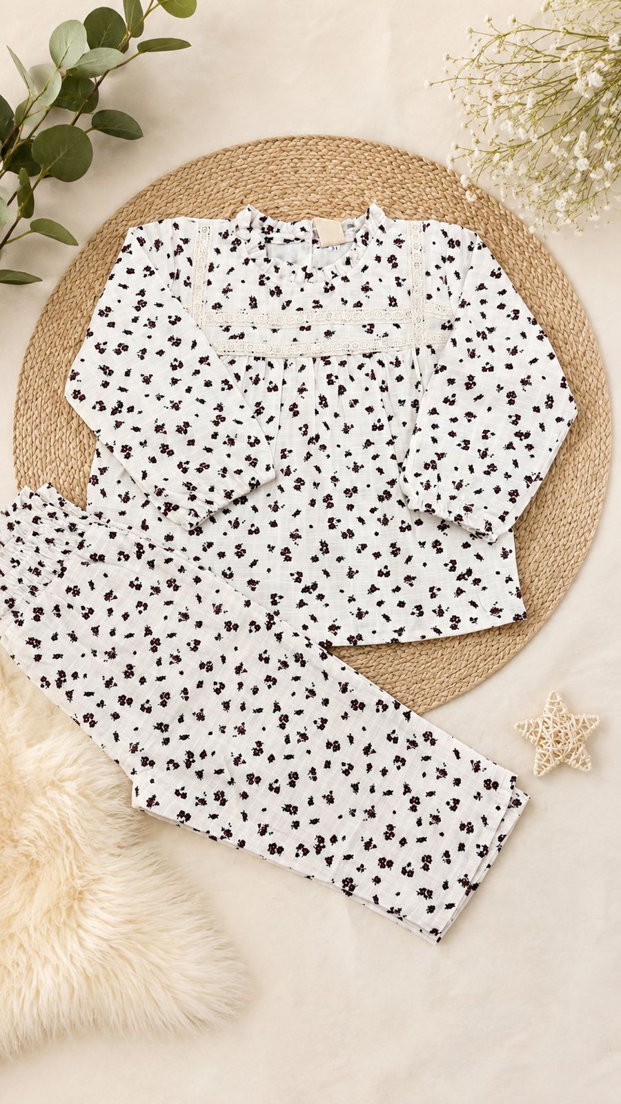 Floral Printed Cotton Co-ord set