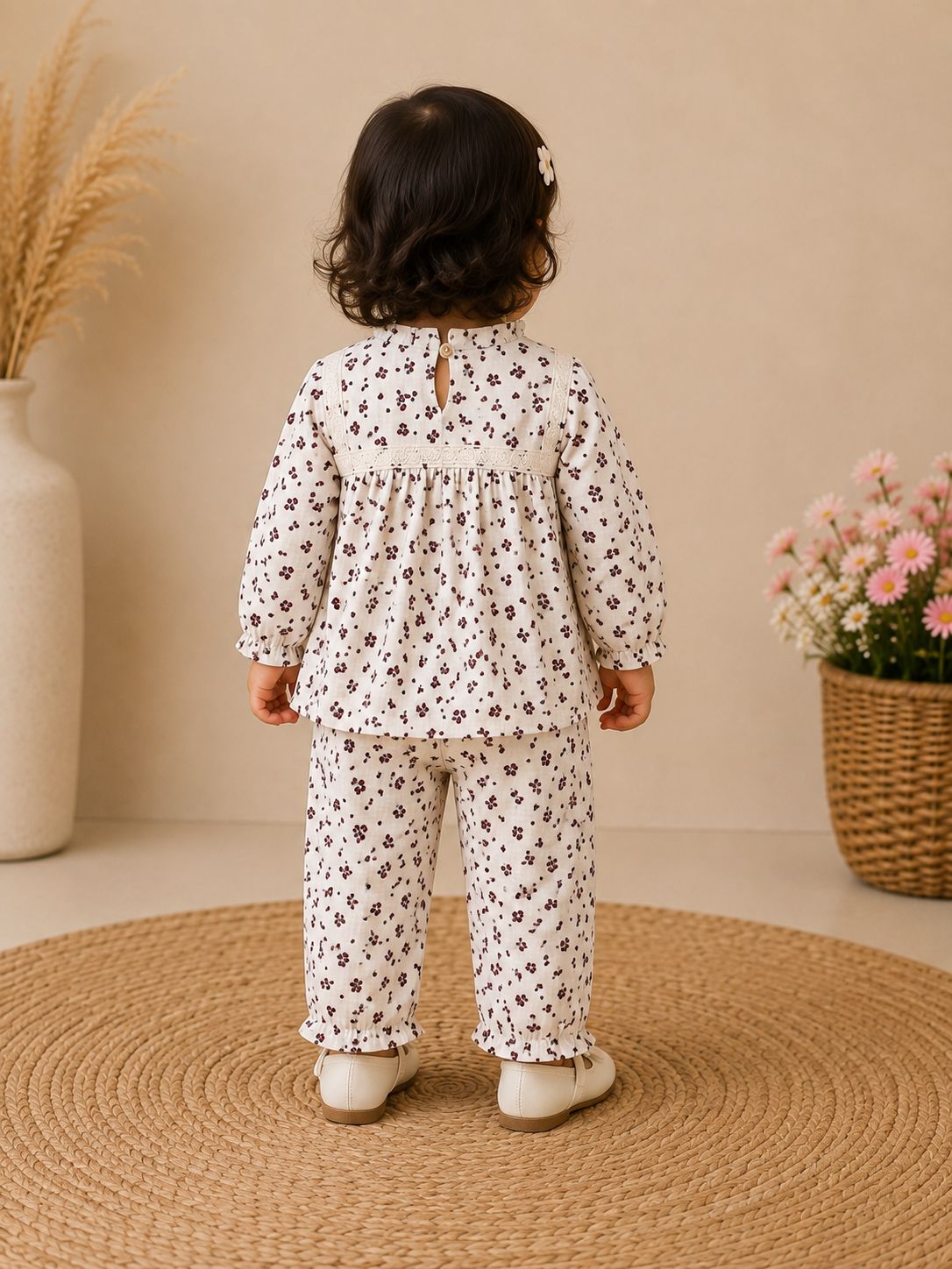 Floral Printed Cotton Co-ord set