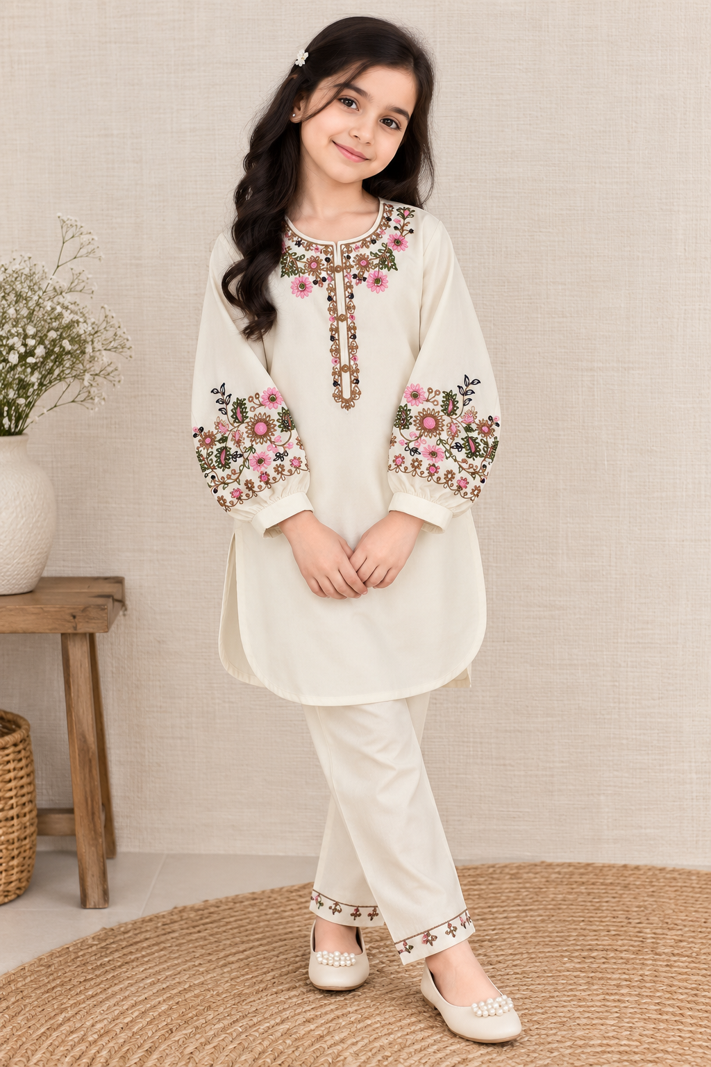 Kashmiri Style Co-ord set